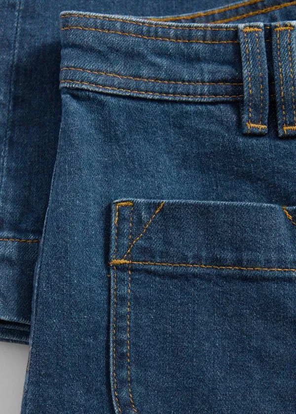 Women Jeans and Other Stories HighWaist Flared Jeans New Blue