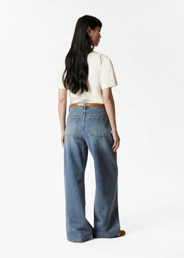 Women Jeans and Other Stories Relaxed WideLeg Jeans Blue