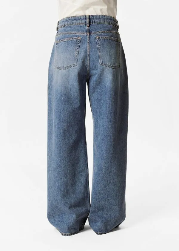 Women Jeans and Other Stories Relaxed WideLeg Jeans Blue