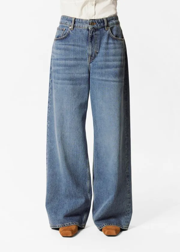 Women Jeans and Other Stories Relaxed WideLeg Jeans Blue