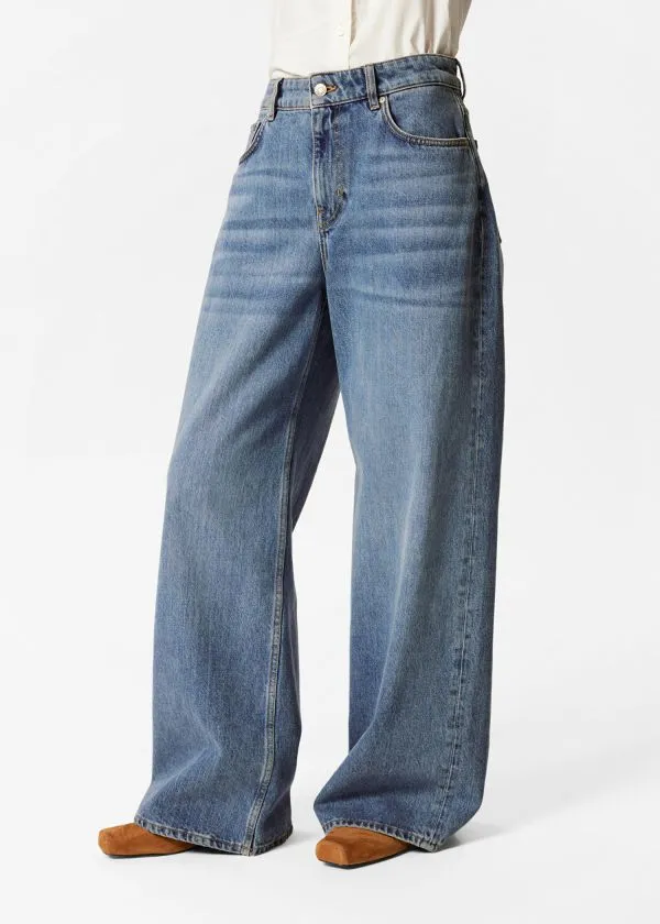 Women Jeans and Other Stories Relaxed WideLeg Jeans Blue