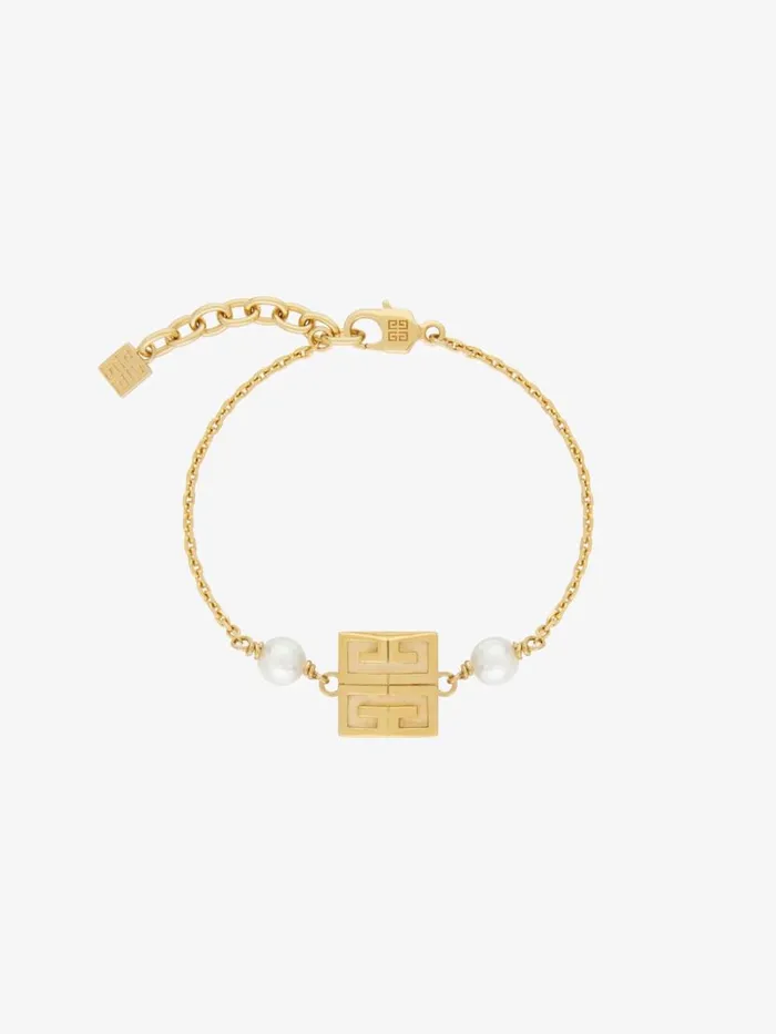 Women Jewelry Givenchy 4G Bracelet In Metal With Pearls Golden Yellow Women Jewelry Givenchy 4G Bracelet In Metal With Pearls Golden Yellow