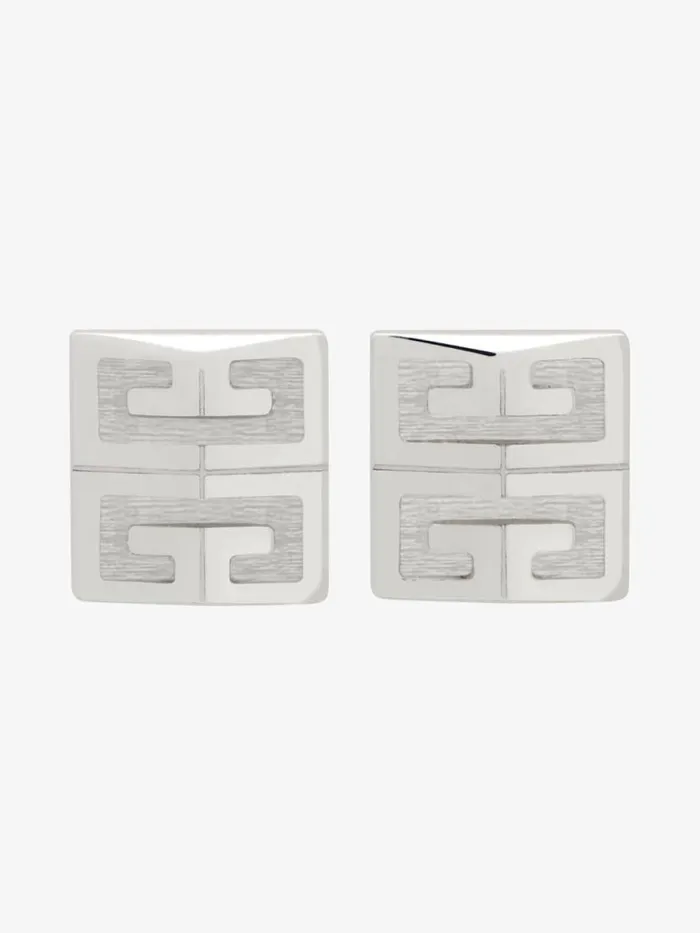 Women Jewelry Givenchy 4G Earrings In Metal Silvery