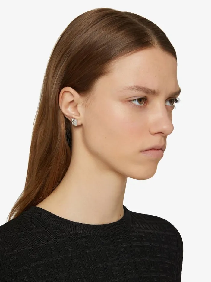 Women Jewelry Givenchy 4G Earrings In Metal Silvery Women Jewelry Givenchy 4G Earrings In Metal Silvery