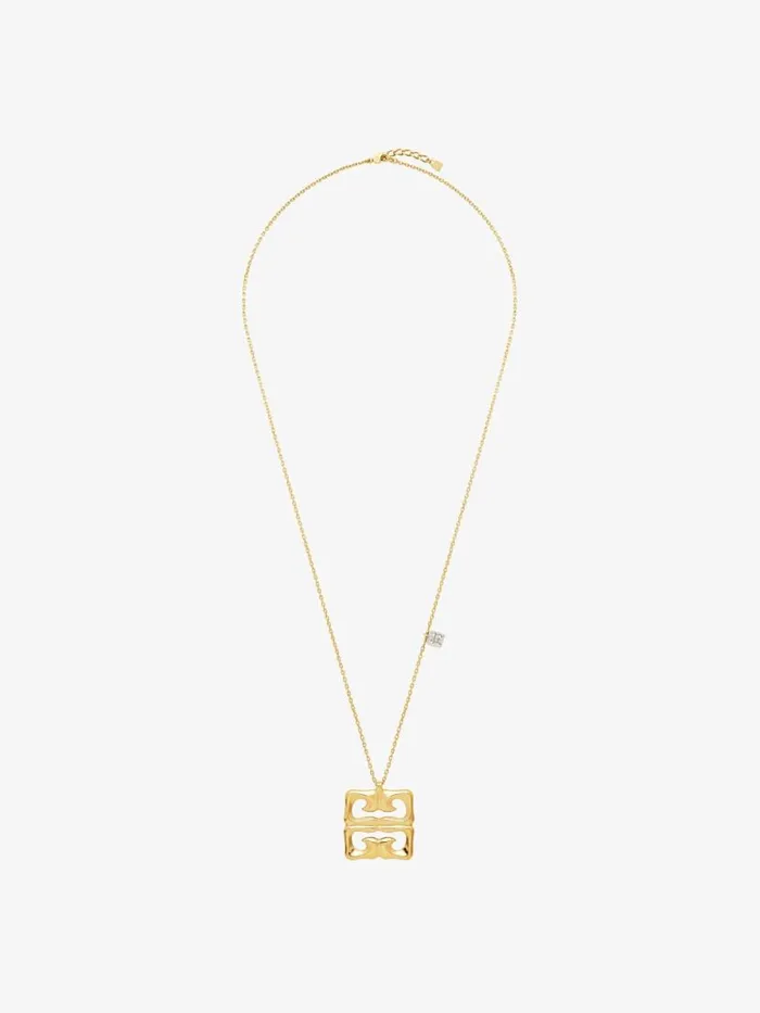 Women Jewelry Givenchy 4G Liquid Necklace In Metal Golden Yellow