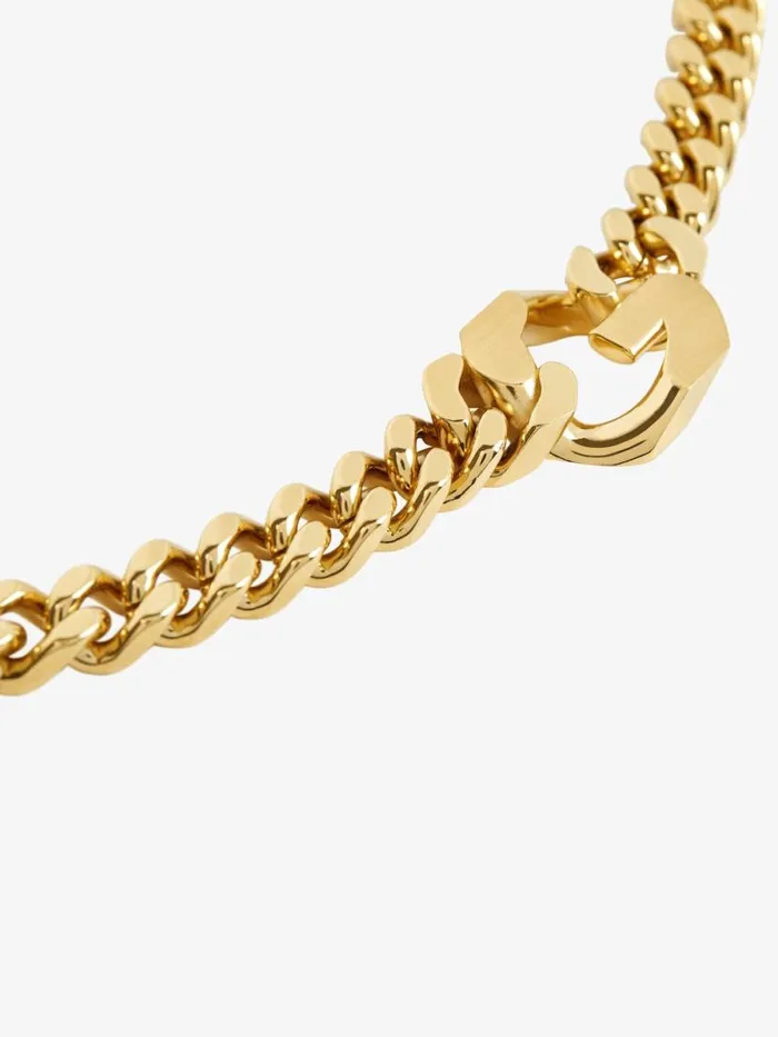 Women Jewelry Givenchy G Chain Necklace In Metal Golden Yellow