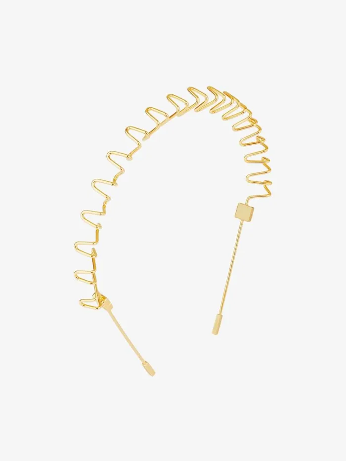 Women Jewelry Givenchy Show Headband In Metal Golden Yellow Women Jewelry Givenchy Show Headband In Metal Golden Yellow
