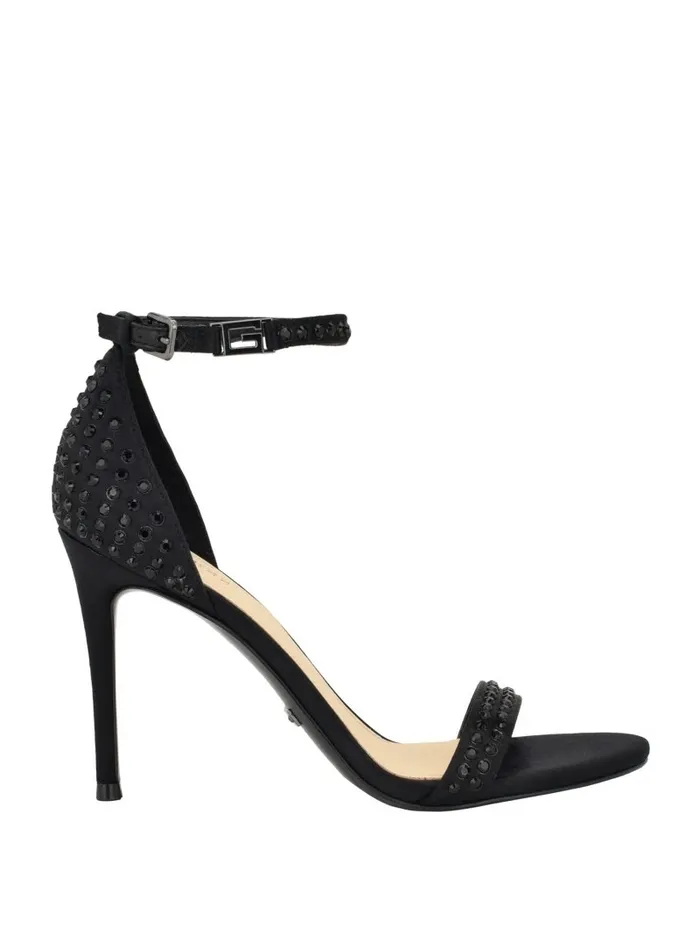Women Kabaile Rhinestone Heels Black 001 Sandals GUESS Women Kabaile Rhinestone Heels Black 001 Sandals GUESS