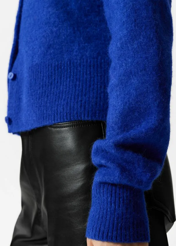 Women Knitwear and Other Stories AlpacaBlend Knit Cardigan Blue