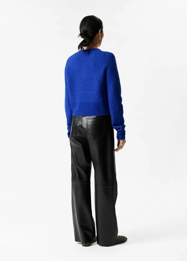 Women Knitwear and Other Stories AlpacaBlend Knit Cardigan Blue