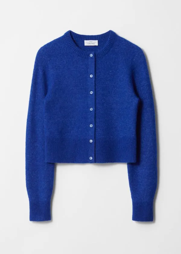 Women Knitwear and Other Stories AlpacaBlend Knit Cardigan Blue