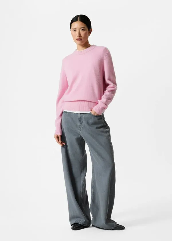 Women Knitwear and Other Stories Cashmere Jumper Pink