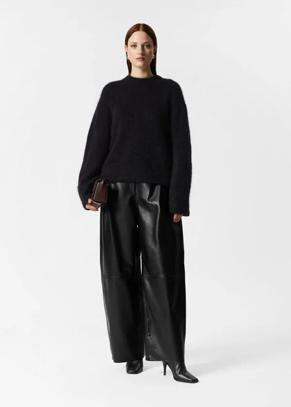 Women Knitwear and Other Stories MohairBlend Jumper Black Women Knitwear and Other Stories MohairBlend Jumper Black