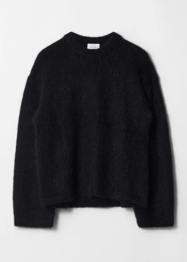 Women Knitwear and Other Stories MohairBlend Jumper Black Women Knitwear and Other Stories MohairBlend Jumper Black