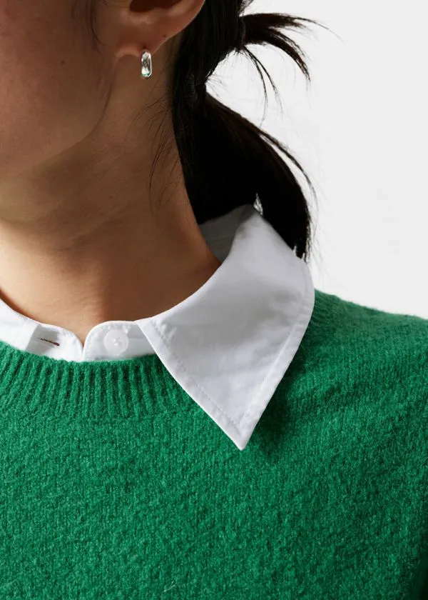 Women Knitwear and Other Stories Relaxed Knit Jumper Green