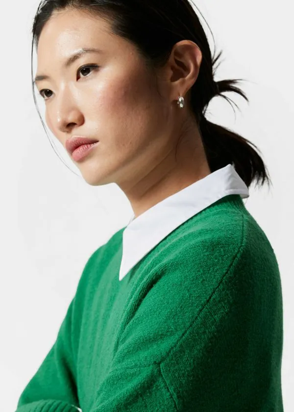 Women Knitwear and Other Stories Relaxed Knit Jumper Green