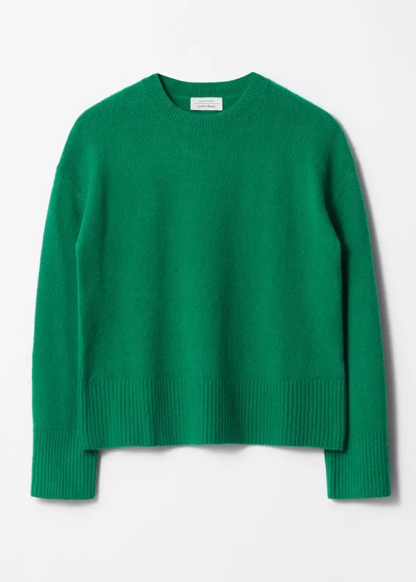 Women Knitwear and Other Stories Relaxed Knit Jumper Green