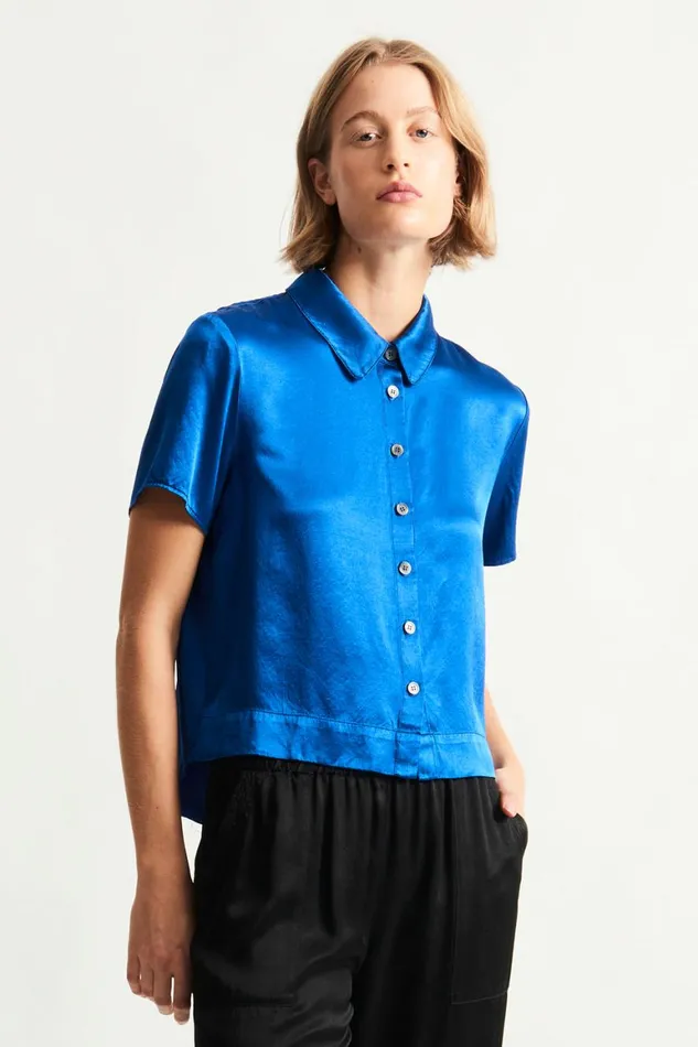 Women Lapis Calista Blouse Raquel Allegra Sweaters and Knits