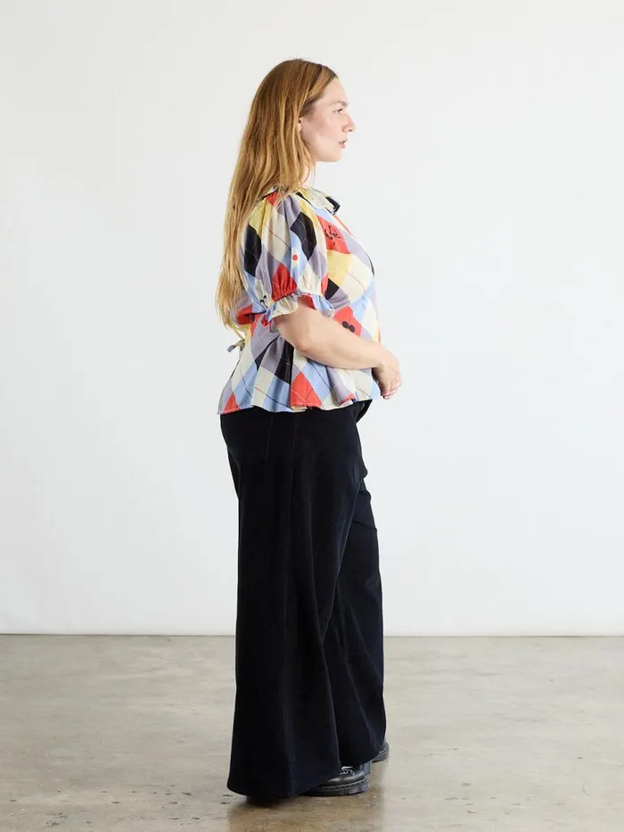 Women Leia Ruffle Blouse Cirque Argyle Lisa Says Gah Tops