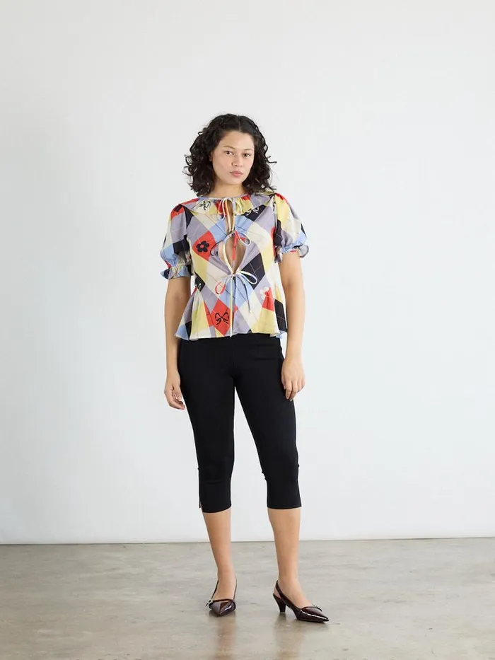 Women Leia Ruffle Blouse Cirque Argyle Lisa Says Gah Tops