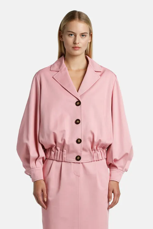 Women Luisa Spagnoli Veracita Veracita Pink Outerwear Women Luisa Spagnoli Veracita Veracita Pink Outerwear