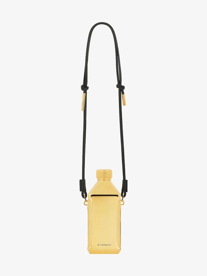 WomenMen Belts Givenchy GIVENCHY 4G Flask With Strap Golden Yellow WomenMen Belts Givenchy GIVENCHY 4G Flask With Strap Golden Yellow
