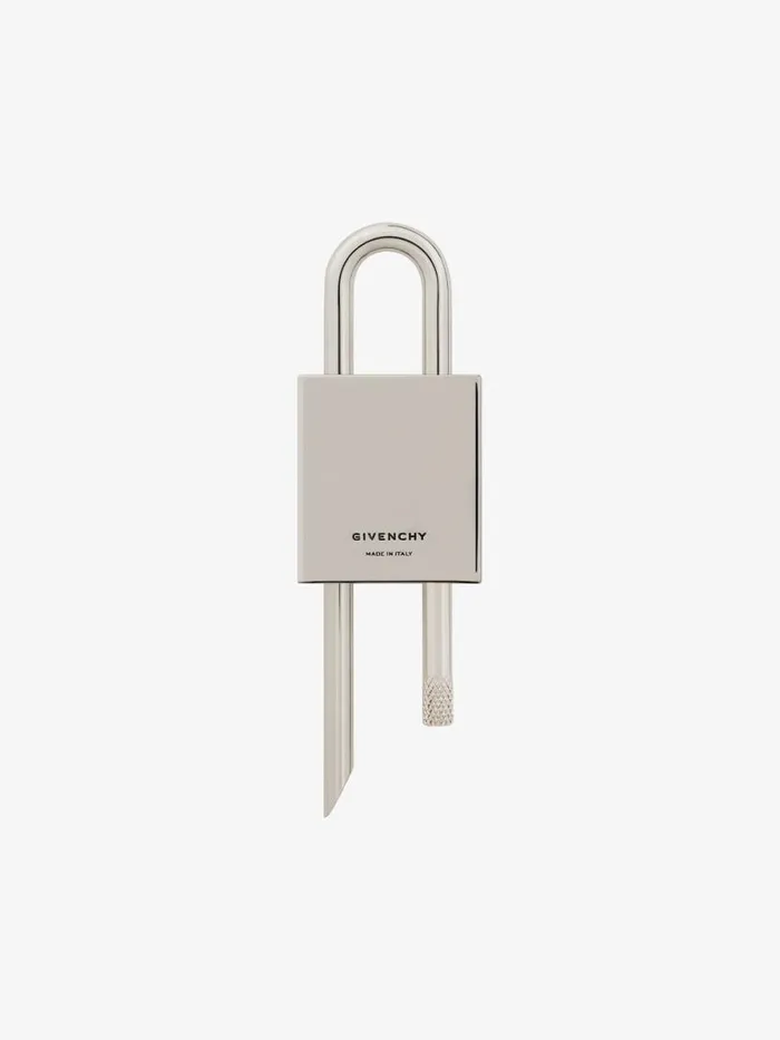 WomenMen Belts Givenchy Small 4G Padlock In Metal With Crystals Silvery Grey WomenMen Belts Givenchy Small 4G Padlock In Metal With Crystals Silvery Grey