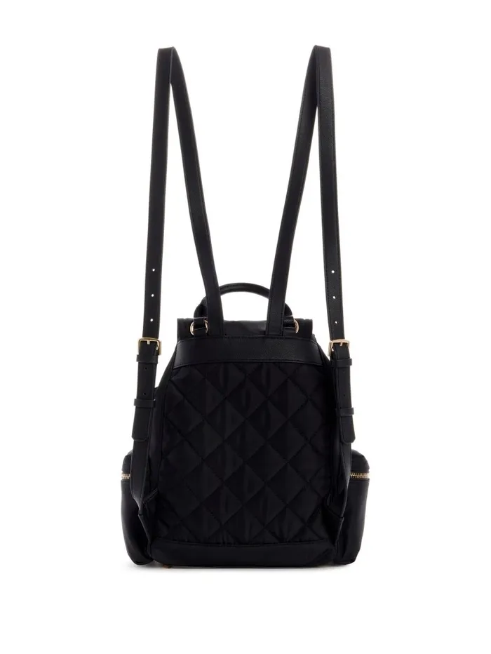 WomenMen GUESS Eco Gemma Backpack Black Floral Print Handbags WomenMen GUESS Eco Gemma Backpack Black Floral Print Handbags