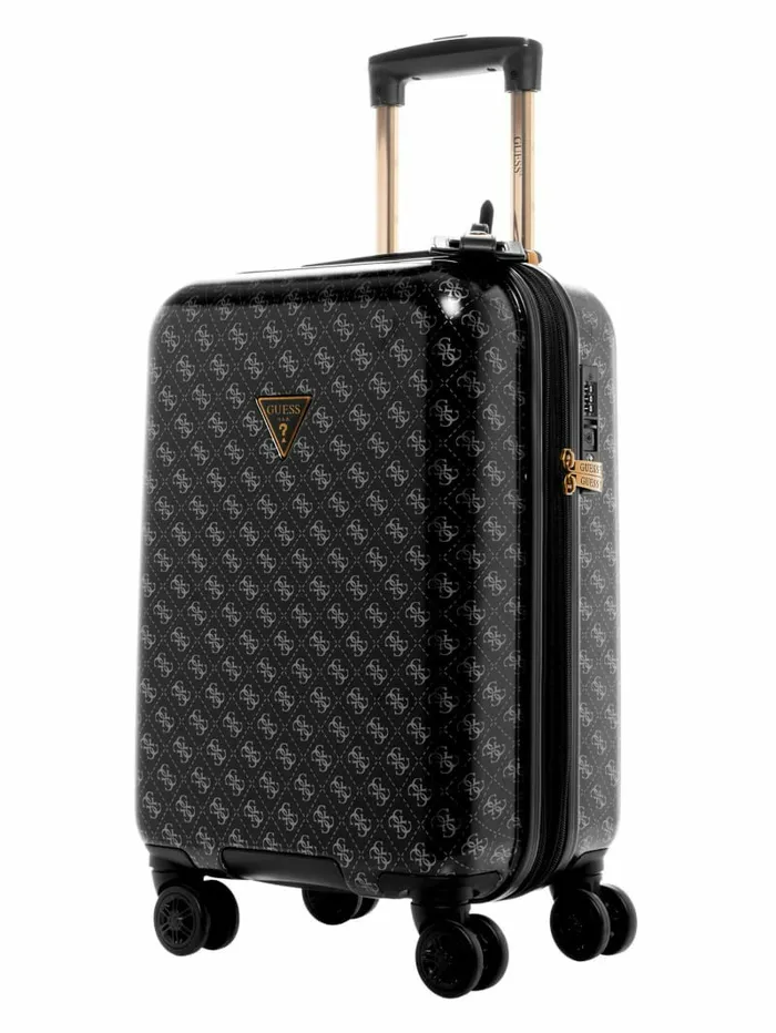 WomenMen Handbags GUESS Jesco 188243 8Wheel Suitcase Coal Multi WomenMen Handbags GUESS Jesco 188243 8Wheel Suitcase Coal Multi
