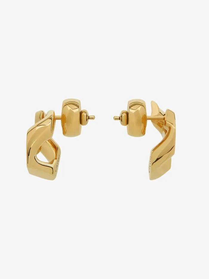 WomenMen Jewelry Givenchy G Chain Earrings In Metal Golden Yellow WomenMen Jewelry Givenchy G Chain Earrings In Metal Golden Yellow