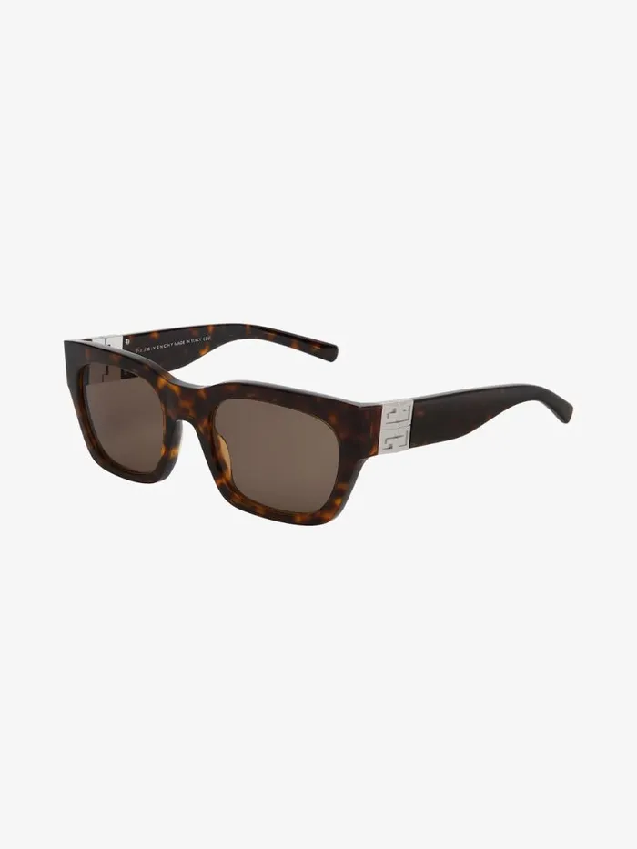 WomenMen Sunglasses Givenchy 4G Unisex Sunglasses In Acetate Dark Havanna