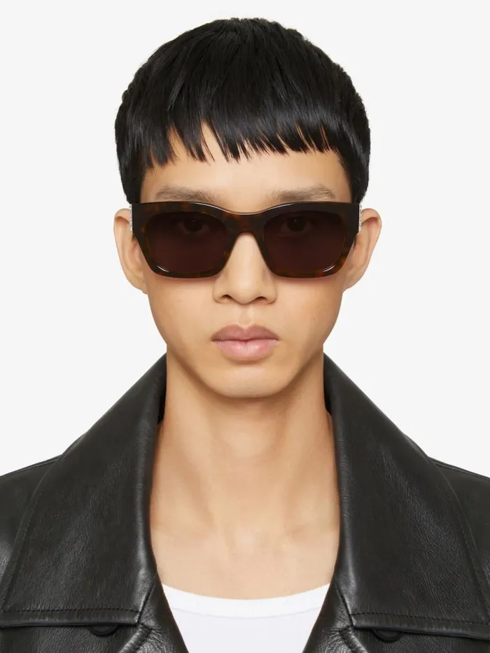 WomenMen Sunglasses Givenchy 4G Unisex Sunglasses In Acetate Dark Havanna