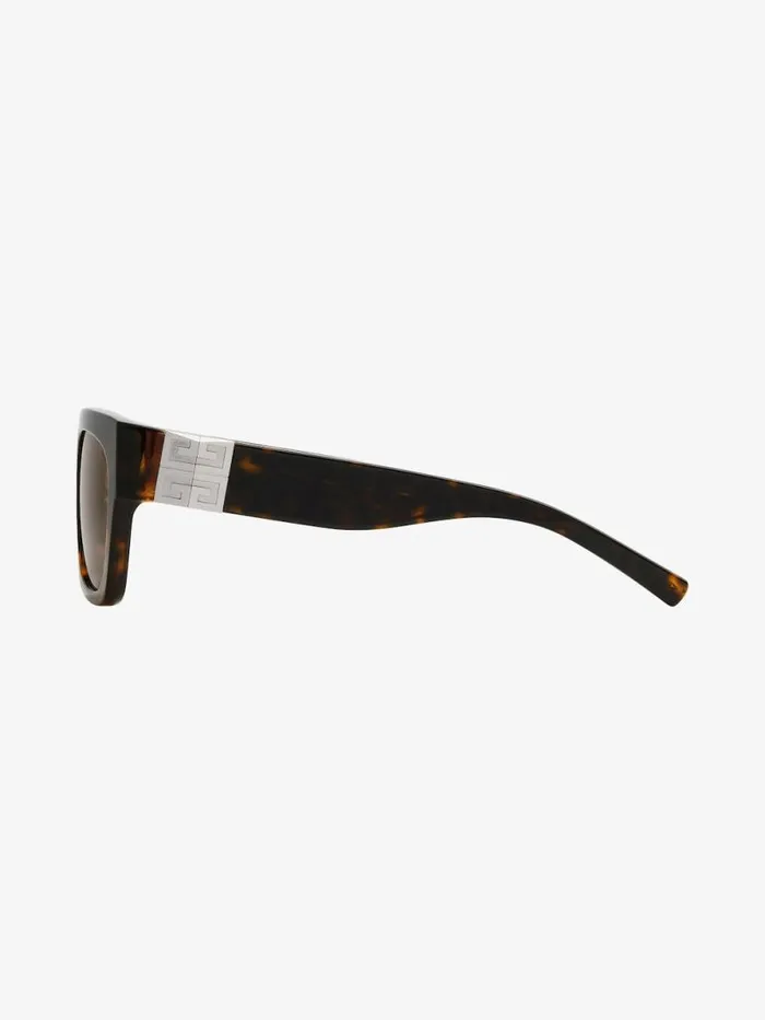 WomenMen Sunglasses Givenchy 4G Unisex Sunglasses In Acetate Dark Havanna
