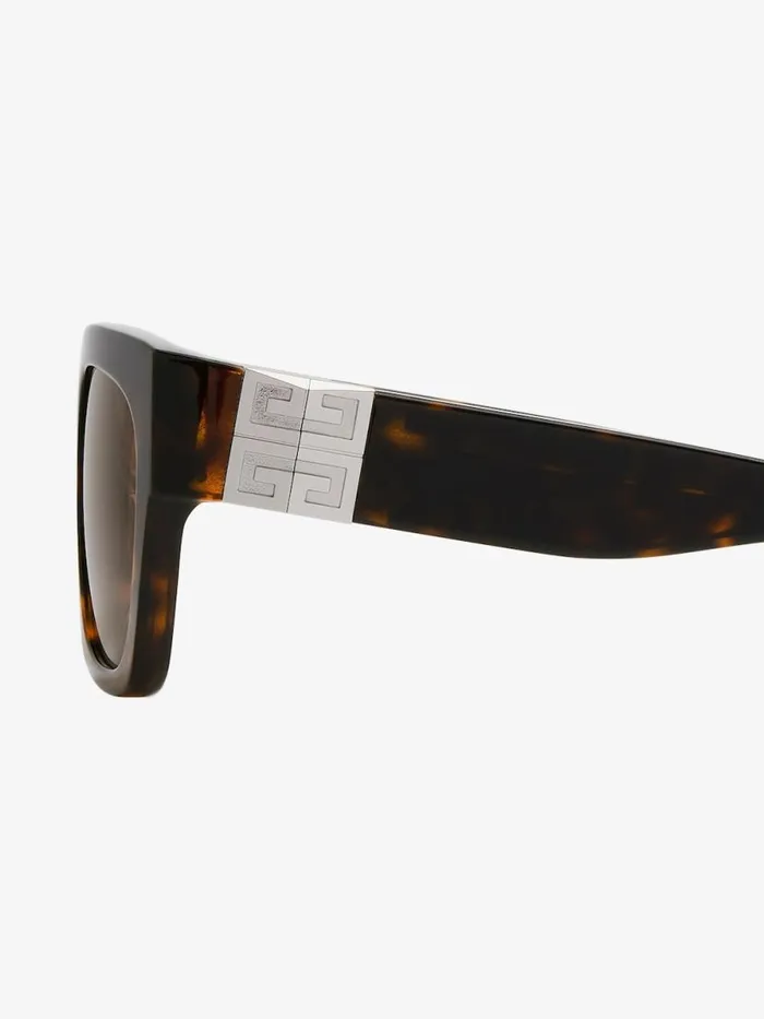 WomenMen Sunglasses Givenchy 4G Unisex Sunglasses In Acetate Dark Havanna