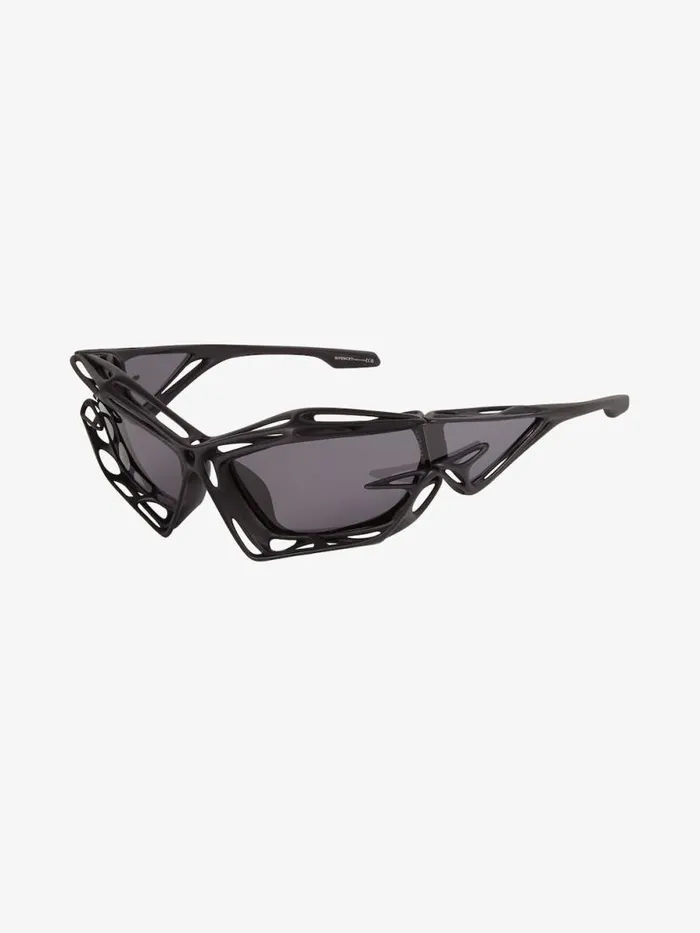 WomenMen Sunglasses Givenchy Giv Cut Cage Unisex Sunglasses In Nylon Black