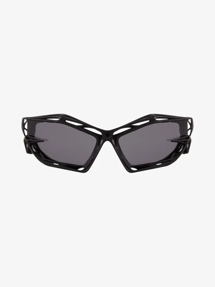 WomenMen Sunglasses Givenchy Giv Cut Cage Unisex Sunglasses In Nylon Black
