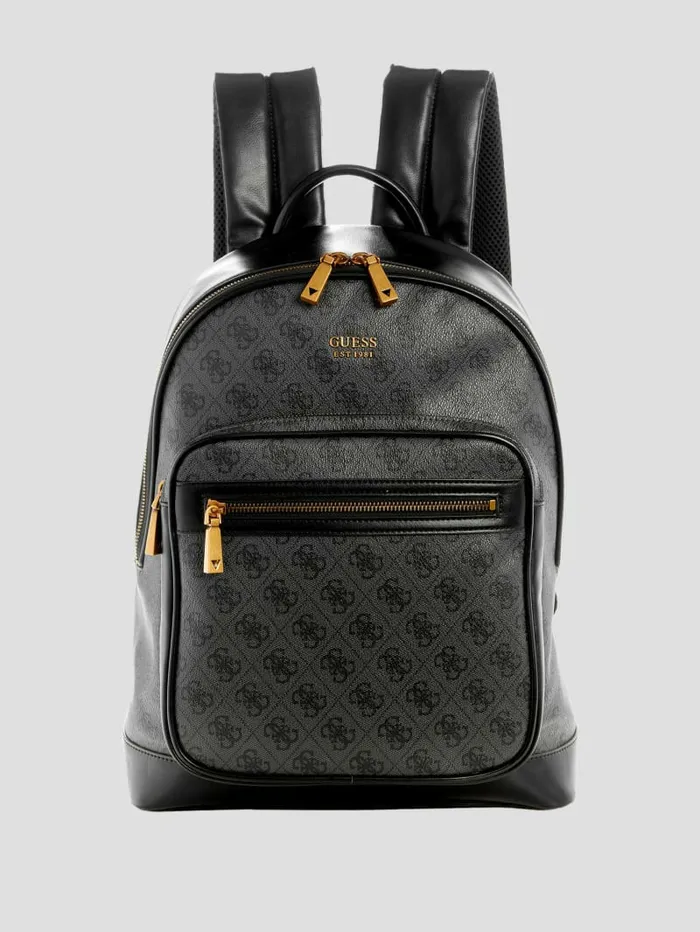 WomenMen Wallets and Bags GUESS Keith Logo Backpack Coal Multi