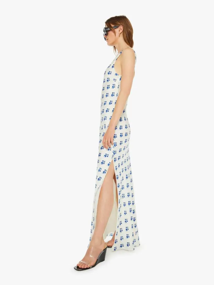 Women Mother Denim Adele Silk Dress Indigo Bhutti Women Mother Denim Adele Silk Dress Indigo Bhutti