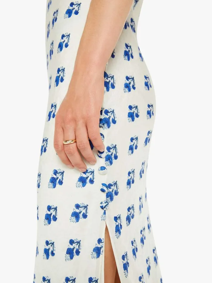 Women Mother Denim Adele Silk Dress Indigo Bhutti Women Mother Denim Adele Silk Dress Indigo Bhutti