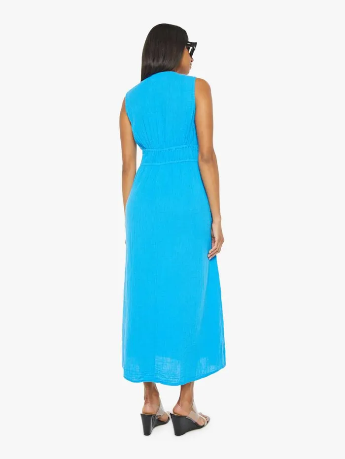 Women Mother Denim Arwen Dress Azure Glow