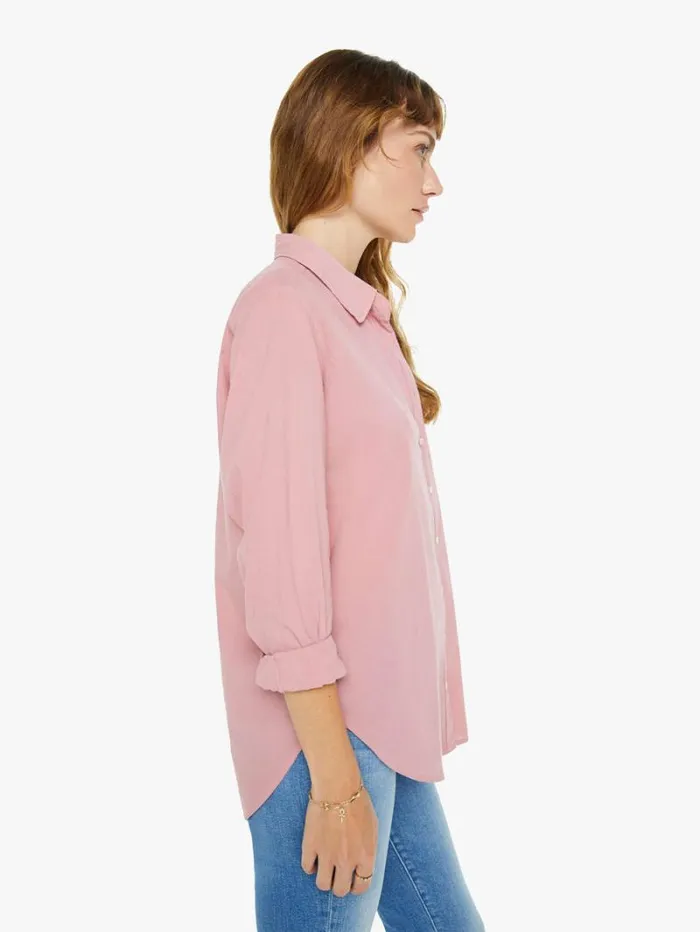 Women Mother Denim Beau Shirt Rose Petal Women Mother Denim Beau Shirt Rose Petal
