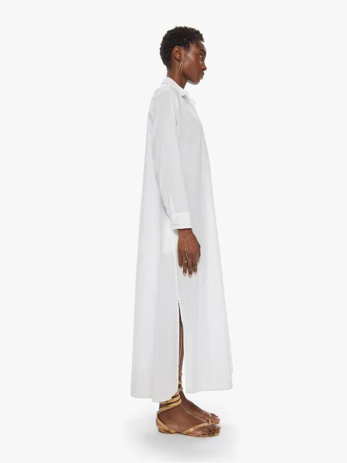 Women Mother Denim Boden Dress White