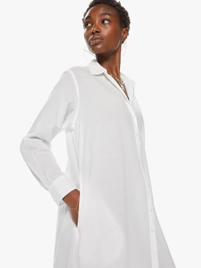 Women Mother Denim Boden Dress White