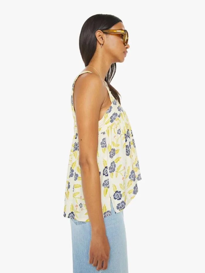 Women Mother Denim Jasmine Top Prairie Indigo