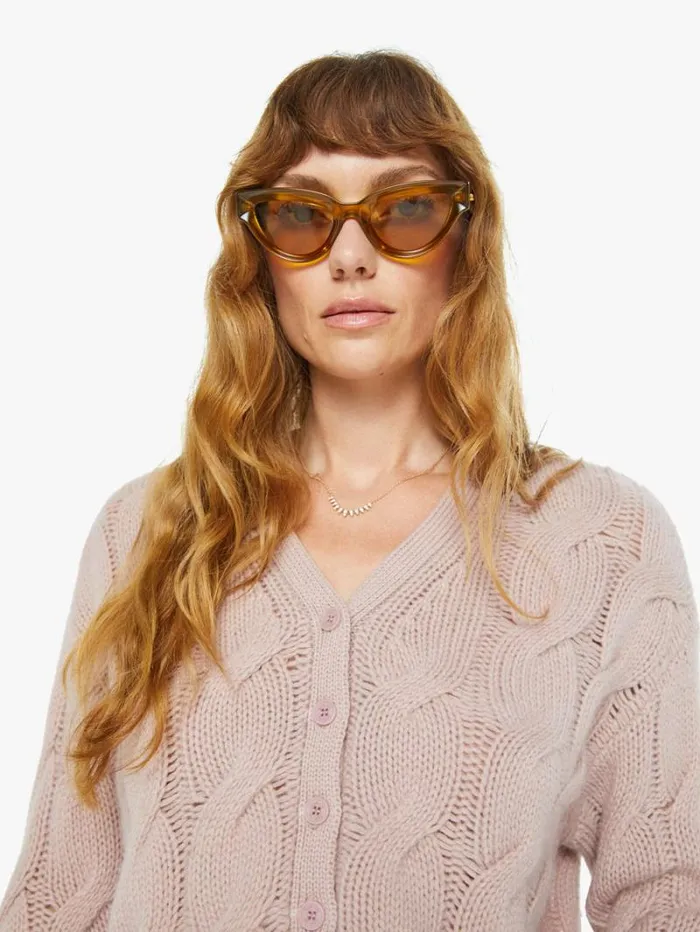 Women Mother Denim Jolie Cardigan Adobe Rose Women Mother Denim Jolie Cardigan Adobe Rose