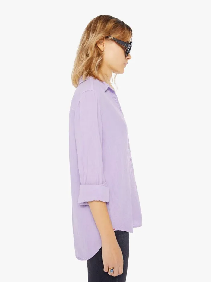 Women Mother Denim Scout Shirt Viola Voila
