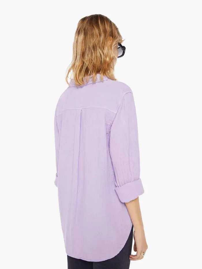 Women Mother Denim Scout Shirt Viola Voila