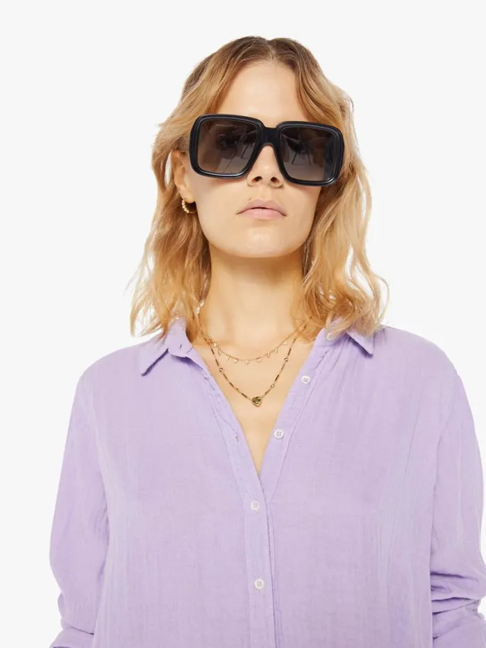 Women Mother Denim Scout Shirt Viola Voila