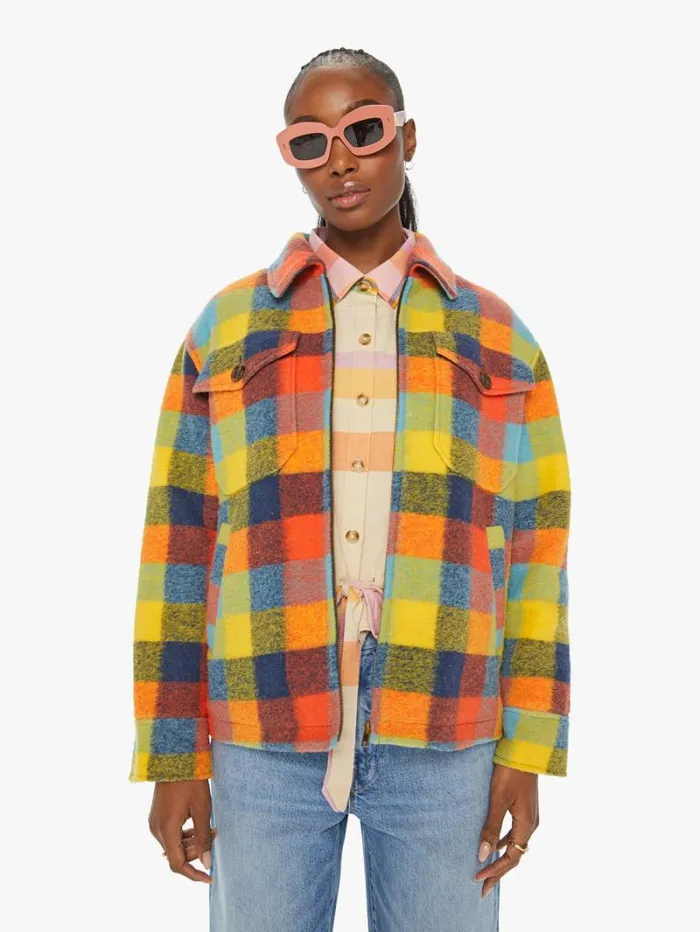 Women Mother Denim The After School Jacket Crossing Paths