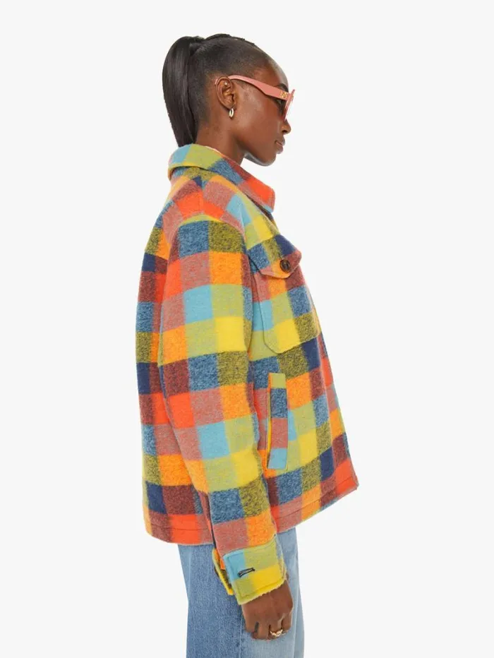 Women Mother Denim The After School Jacket Crossing Paths
